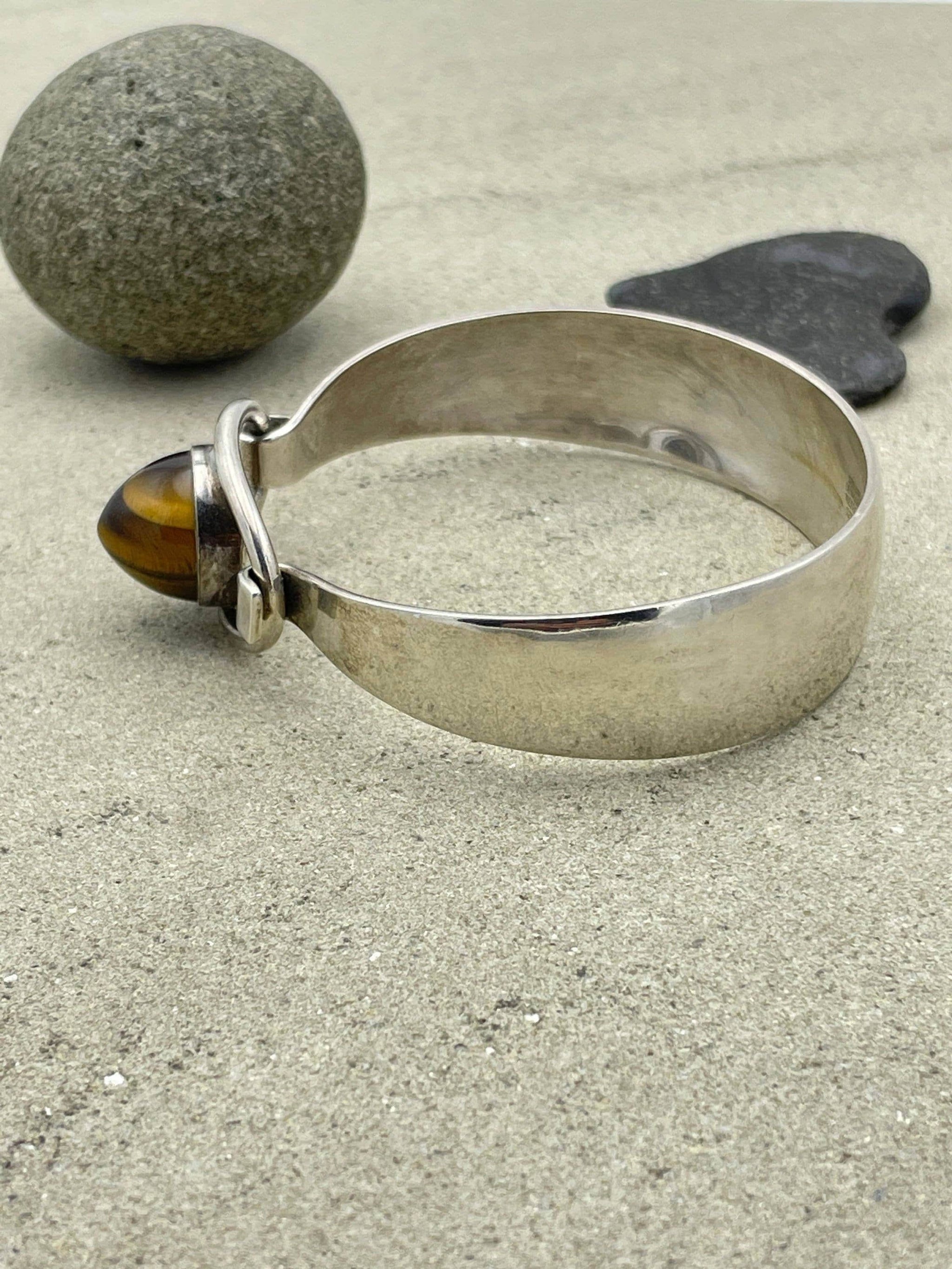 Tiger eye cuff on sale bracelet