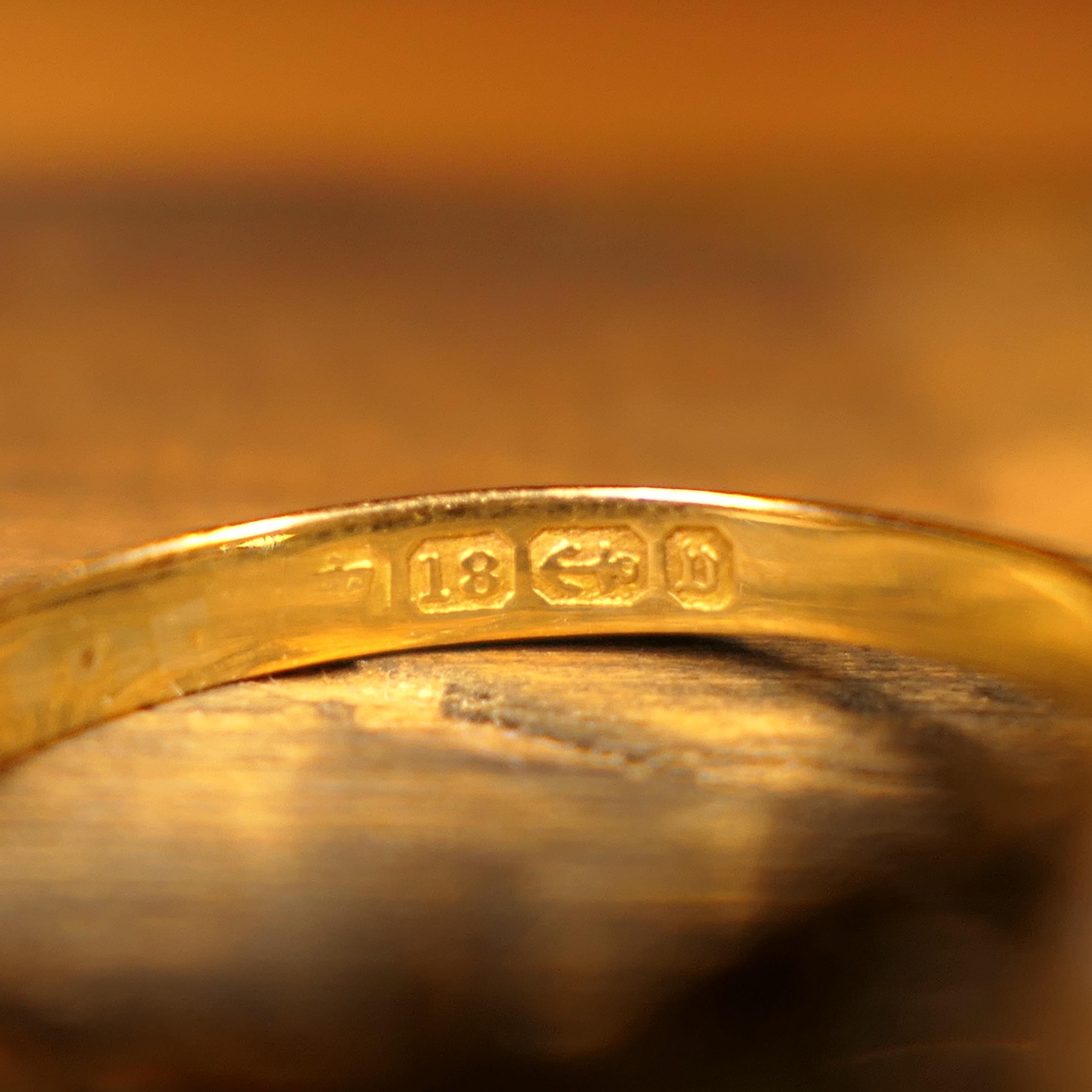 Victorian, 18ct Gold, Opal & Old Cut Diamond Ring