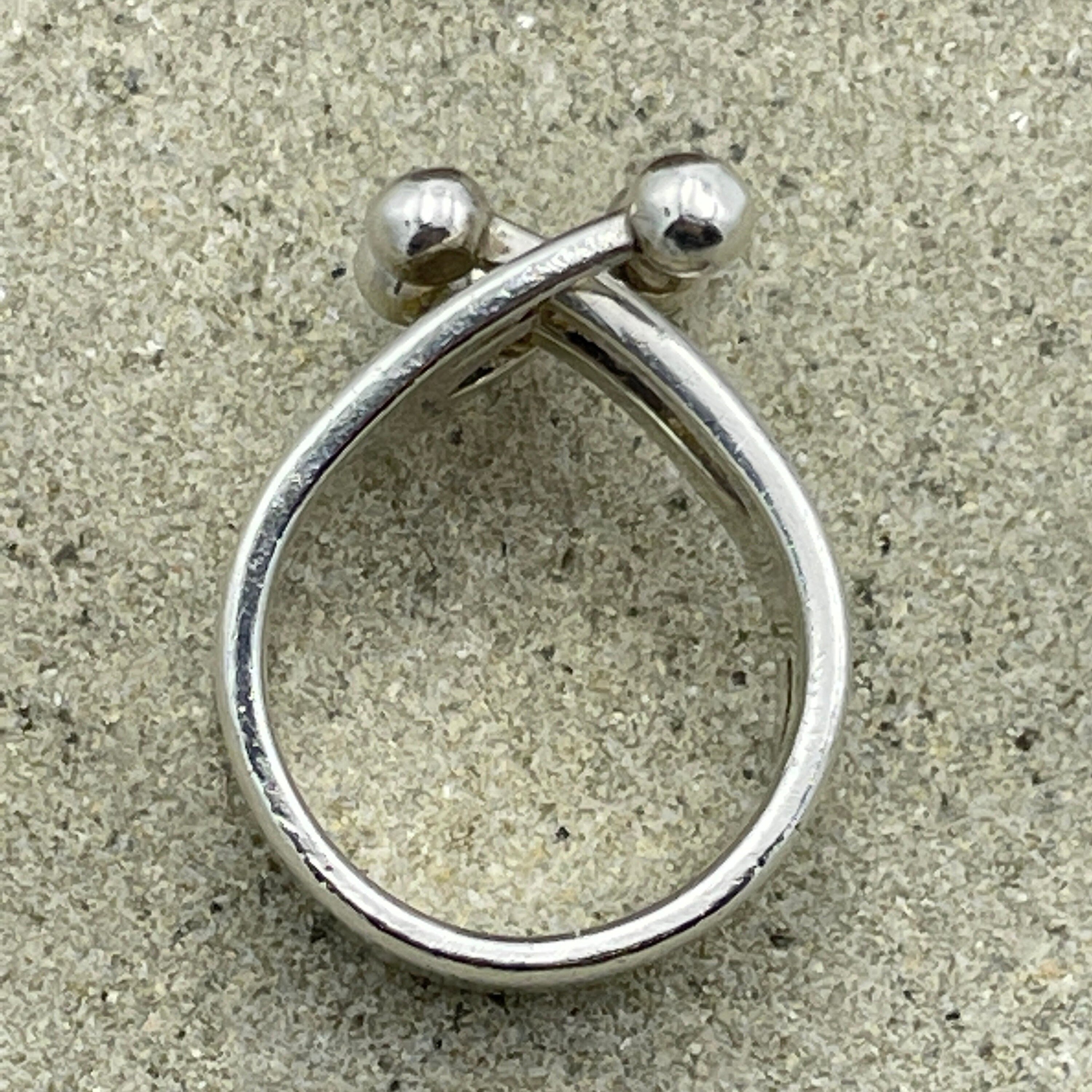 Vintage Anna Greta Eka, Sterling Silver, jester ring