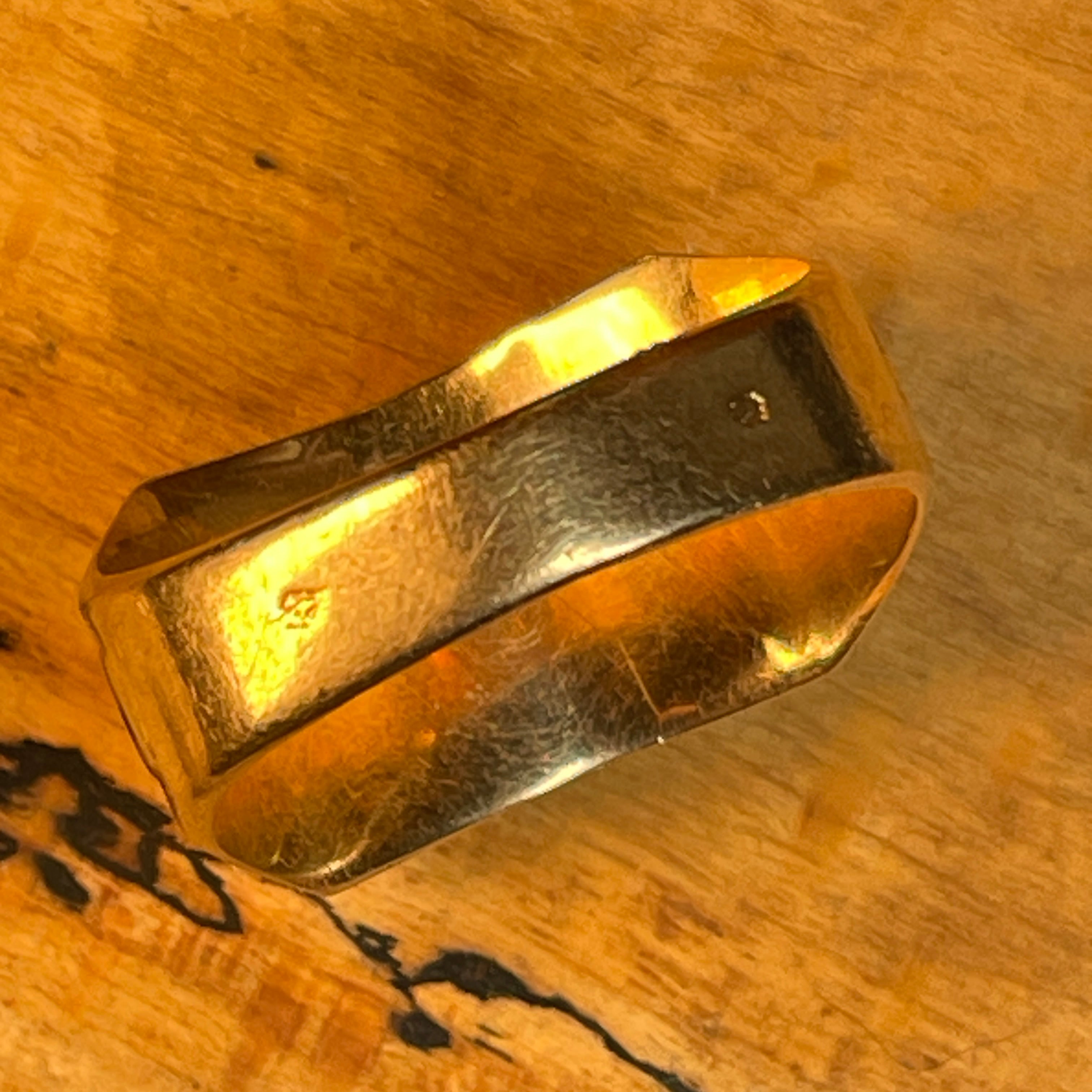 French, 18ct Gold, Gents Signet Ring, c1940s